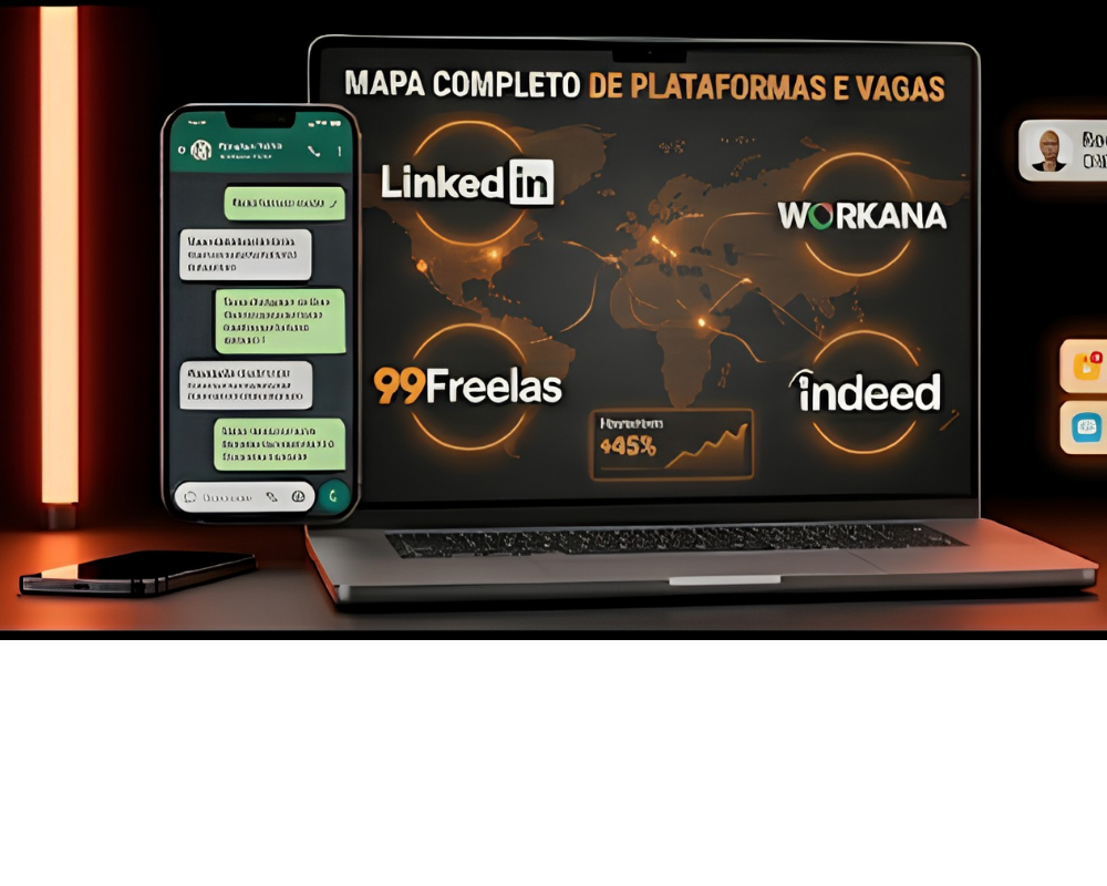 Mapa Completo de Plataformas e Vagas